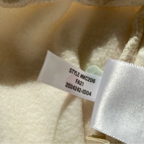 NWT Madewell Betterfleece Retro Cozy Sweatpants Off White Pockets Size XS Lounge - Picture 9 of 13